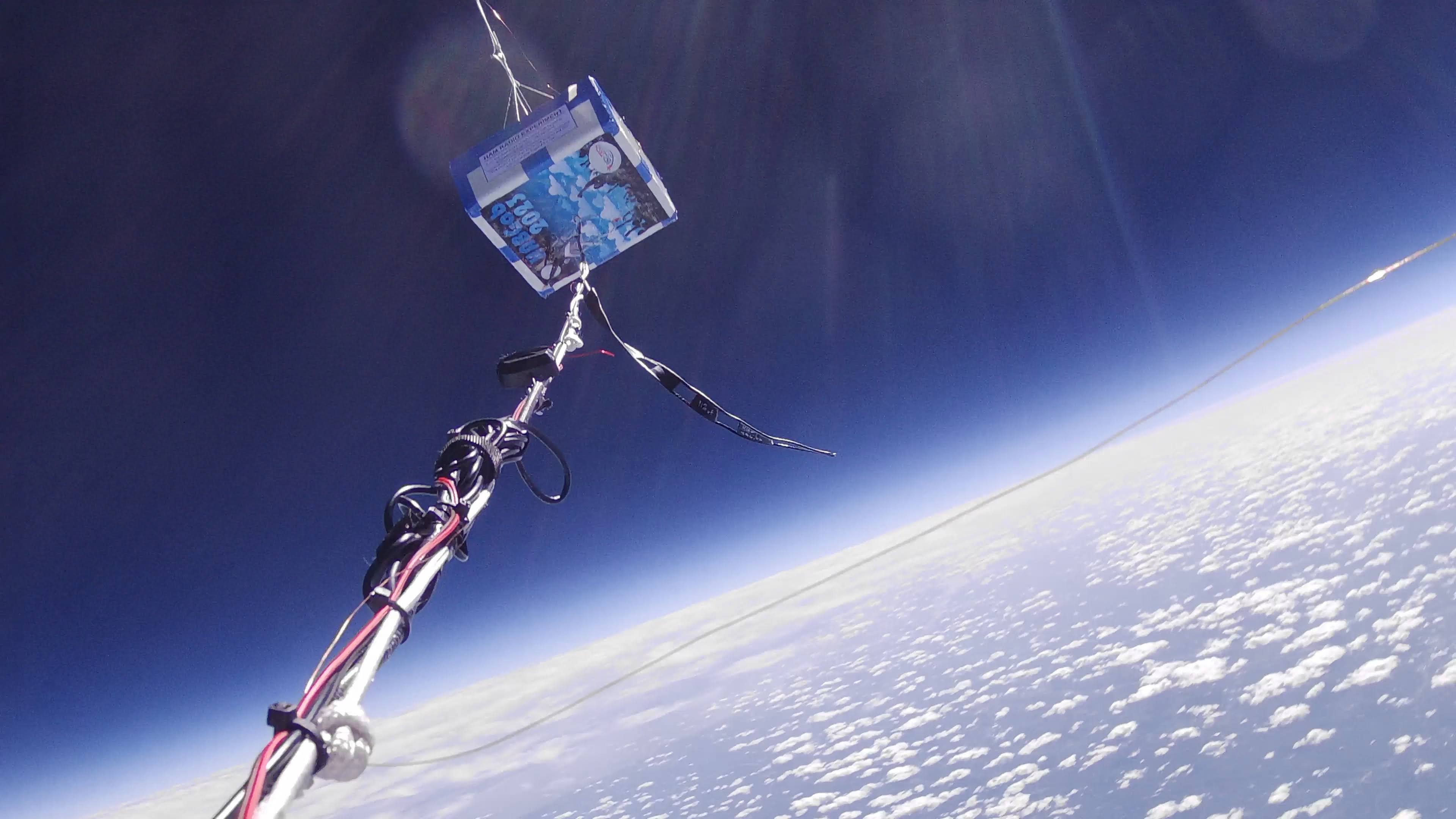 View of Earth from high-altitude