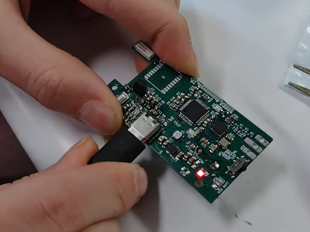 Test of first-version Tiny4FSKs